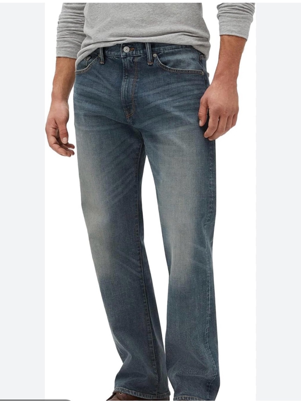Gap men’s size 34 loose‎ fit denim jeans with front and back pockets